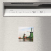 Aimant Pays-Bas : Windmills, Zaanse Schans, Hollande (In Situ (Lave-vaisselle))