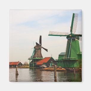 Aimant Pays-Bas : Windmills, Zaanse Schans, Hollande