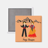 Aimant Pays basque, France (Recto/Verso)