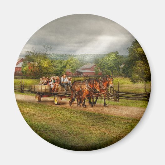 Aimant Pays - Cheval - Plaisirs de la vie (Devant)