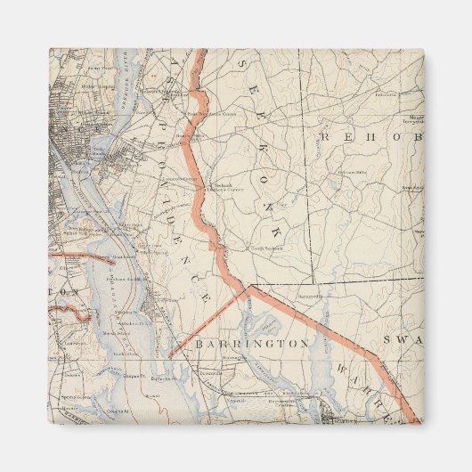 Aimant Pays de Bristol, Rhode Island (Devant)