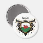 Aimant Pays de Galles [personnalisation] (Recto/Verso)