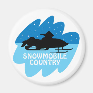 Aimant Pays de Snowmobile