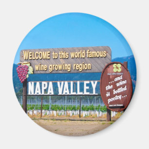 Aimant Pays viticole de Napa Valley