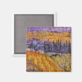 Aimant Paysage à Auvers en pluie par Vincent van Gogh (Recto/Verso)