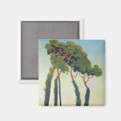 Aimant Paysage avec arbres, 1911 (Recto/Verso)