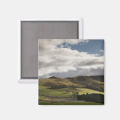Aimant Paysage Avec Collines Et Nuages Au-Dessus (Recto/Verso)