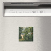 Aimant Paysage avec Cupid pointant une flèche vers un per (In Situ (Lave-vaisselle))