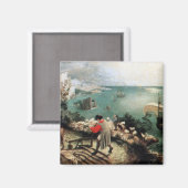 Aimant Paysage avec la chute d'Icarus - 1558 (Recto/Verso)