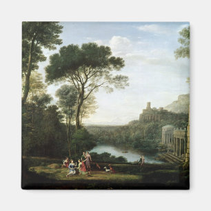 Aimant Paysage avec la Nymph Egeria
