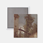 Aimant Paysage avec passerelle, ch.1518-20 (Recto/Verso)