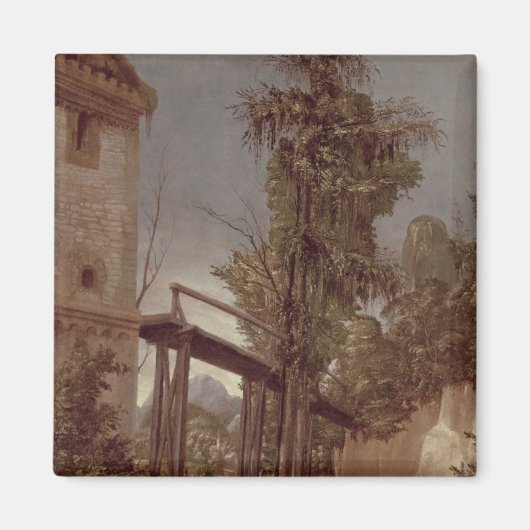 Aimant Paysage avec passerelle, ch.1518-20 (Devant)