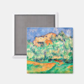 Aimant Paysage avec une maison, Cézanne (Recto/Verso)