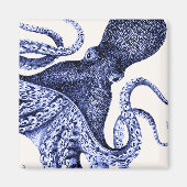 Aimant Paysage Bleu Octopus (Devant)