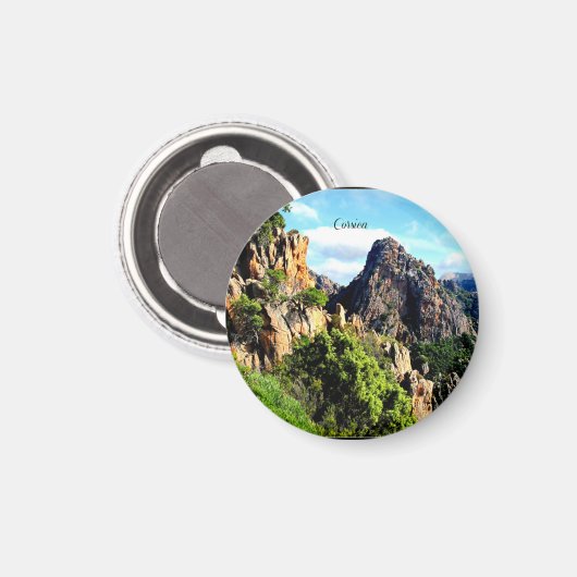 Aimant Paysage corse (Recto/Verso)