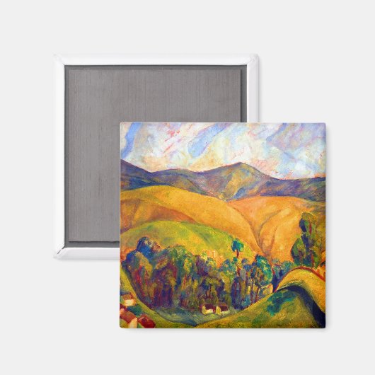 Aimant Paysage de Diego Rivera (Recto/Verso)
