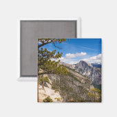 Aimant Paysage de Half Dome, Californie (Recto/Verso)