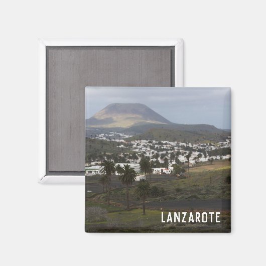 Aimant Paysage de Lanzarote (Recto/Verso)