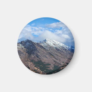 Aimant Paysage de montagne net avec ciel bleu