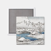 Aimant paysage de neige (Recto/Verso)