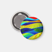 Aimant Paysage de Rainbow Imaginaire Hills (Recto/Verso)