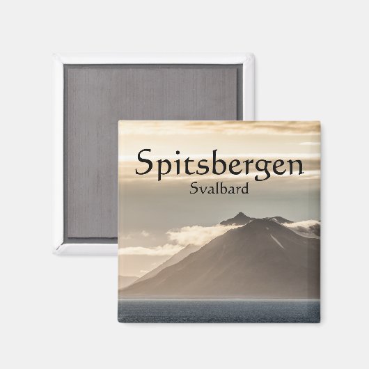 Aimant Paysage de Svalbard (Recto/Verso)