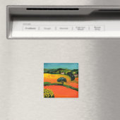 AIMANT PAYSAGE DE TOSCANE AVEC TOURNESOLS (In Situ (Lave-vaisselle))