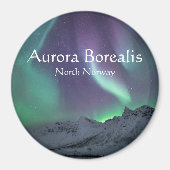 Aimant Paysage des aurores boréales (Devant)