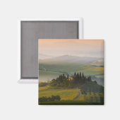 Aimant Paysage des collines toscanes au lever du soleil (Recto/Verso)