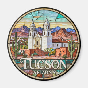 Aimant Paysage désertique moderne de Tucson 🌵