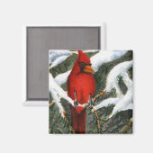 Aimant paysage d'hiver (Recto/Verso)