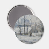Aimant Paysage d'hiver (par Paul Gaugin) (Recto/Verso)