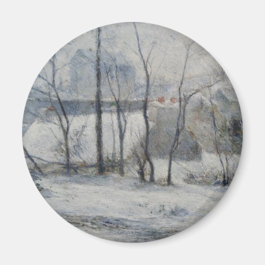 Aimant Paysage d'hiver (par Paul Gaugin) (Devant)