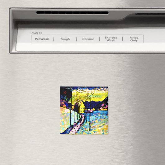 Aimant Paysage d'hiver par Wassily Kandinsky (In Situ (Lave-vaisselle))