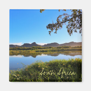 Aimant Paysage du fleuve Orange en Afrique du Sud ZA Magn
