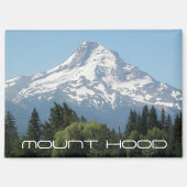 Aimant Paysage du mont Hood couvert de neige (Recto)