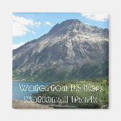 Aimant Paysage du parc national des Lacs-Waterton (Devant)