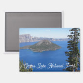 Aimant Paysage du parc national du lac Crater (Recto/Verso)