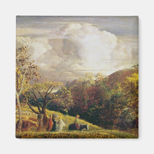 Aimant Paysage, figures et bétail (Devant)