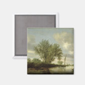 Aimant Paysage fluvial, 1645 (Recto/Verso)