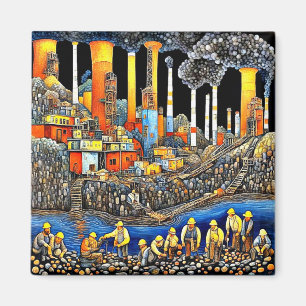 Aimant Paysage industriel