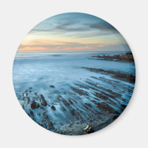 Aimant Paysage marin bleu au coucher du soleil, Californi