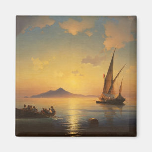 Aimant Paysage marin de la baie de Naples Ivan Aivazovsky