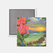 Aimant Paysage marin mystique (Recto/Verso)