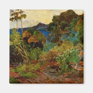 Aimant Paysage Martinique de Paul Gauguin (1887)