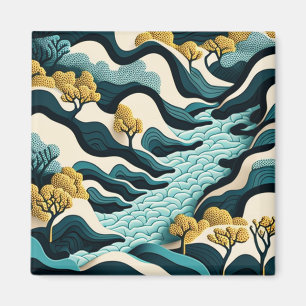 Aimant Paysage moderne