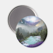Aimant Paysage naturel magique avec eau de rinçage (Recto/Verso)
