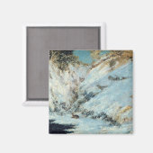 Aimant Paysage neigeux, 1866 (Recto/Verso)