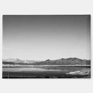 Aimant Paysage noir et blanc du lac Mead