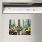 Aimant Paysage panoramique Rivière panoramique Forêt natu (In Situ (Lave-vaisselle))